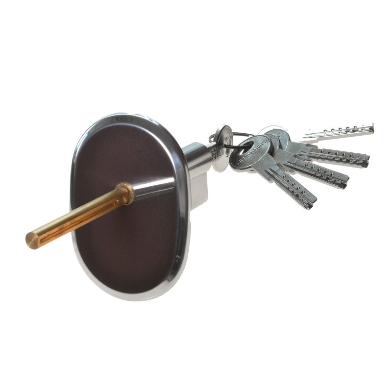 Ключевина под шток цилиндра DOORLOCK S01/S PSS (полированная нержавеющая сталь)