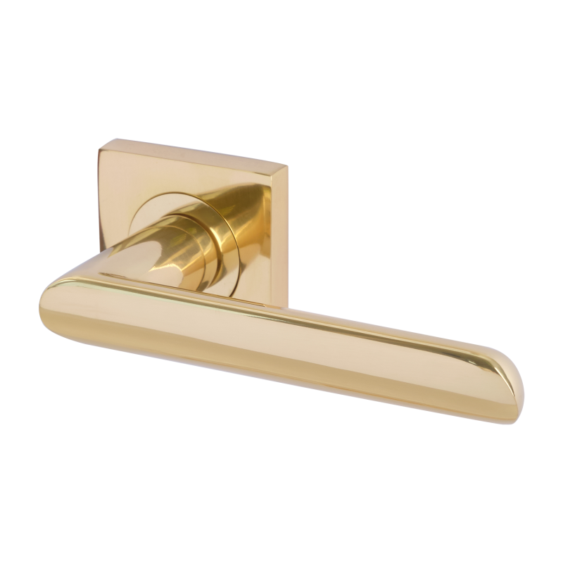 Ручка дверная DOORLOCK Libra M008, полированная латунь