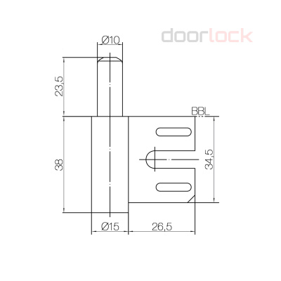 Петля SIMONSWERK VARIANT V 8100 WF никелированная