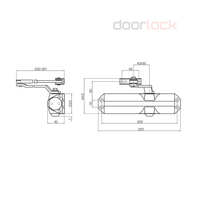 Доводчик dormakaba TS 68