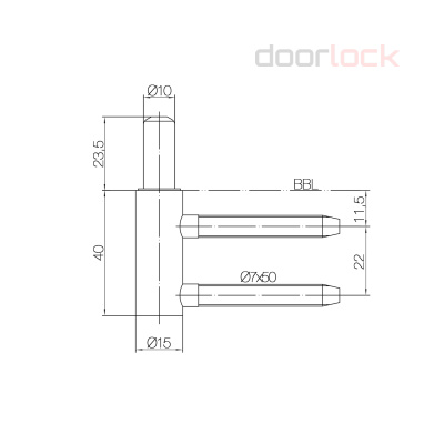 Петля SIMONSWERK VARIANT V3400 WF (часть коробки) никелированная