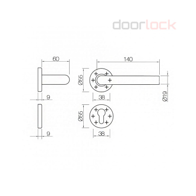 Гарнитур DL 040/F-55 PZ L-form Rt