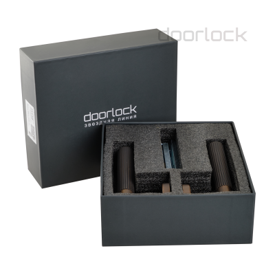 Ручка дверная DOORLOCK Cambridge M052 DTB matt, матовая темная бронза