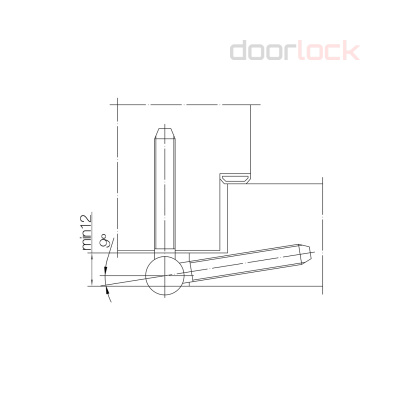 Петля SIMONSWERK BAKA C 2-15 WF Basic F2 (покрытие под матовый никель)