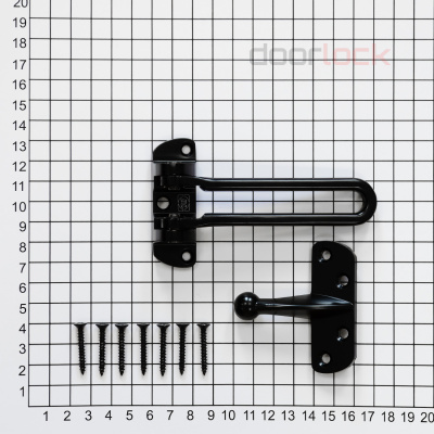 Блокиратор открывания двери DL CH01/108/CP полированный хром, открывание внутрь