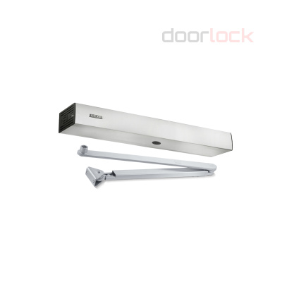 Привод распашной GEZE Slimdrive EMD с рычажной тягой, серебристый