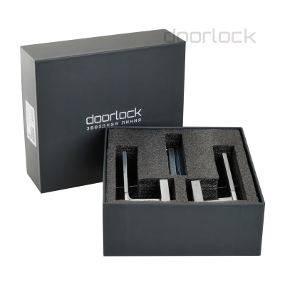 Ручка DL Звездная линия Blazar M011 SCB/OC (матированный/полированный хром)